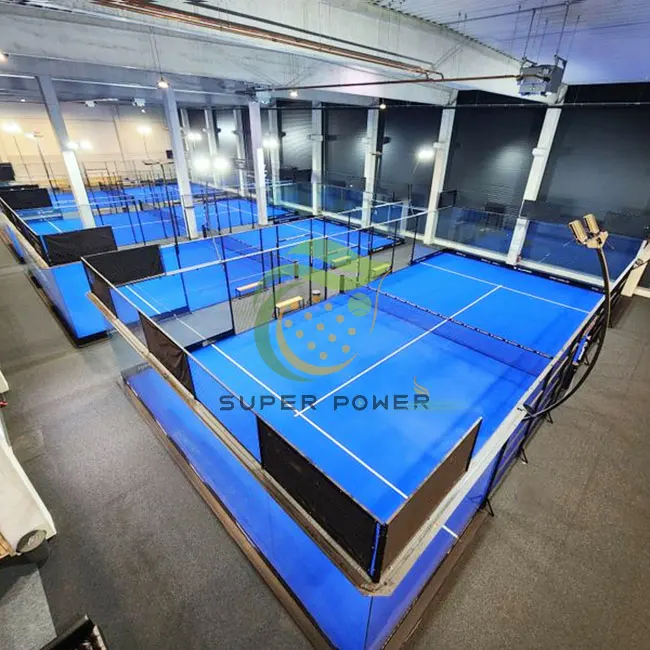 

High Quality Full Set Panoramic Paddle Ball Sport Court Field Padel Tennis Equipment
