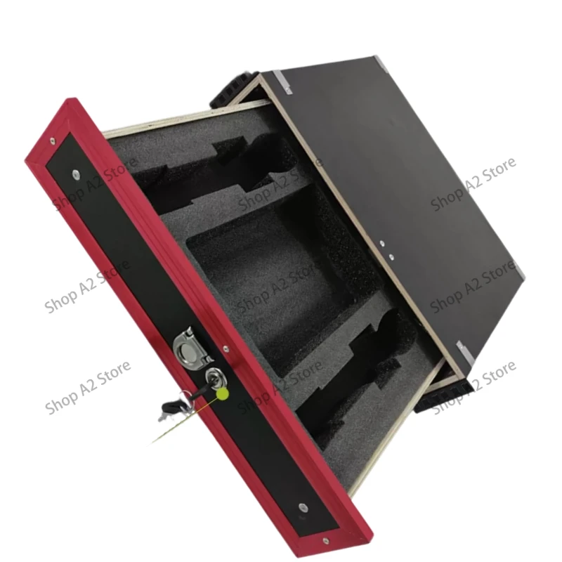 19-inch 2U Drawer Module for ABS Engineering Air Cases, 3U Solid Wood Cabinet for Microphone Receivers, Rack Mount Equipment Cas