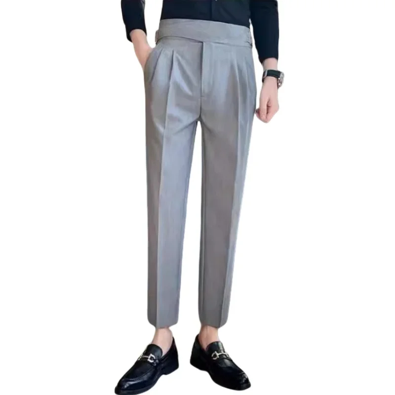 Men Adjustable Jogging Sweatpants Slim Fit Casual Trousers Fashion Gym Joggers  Man Breathable Sport Running Pants Man Clothing