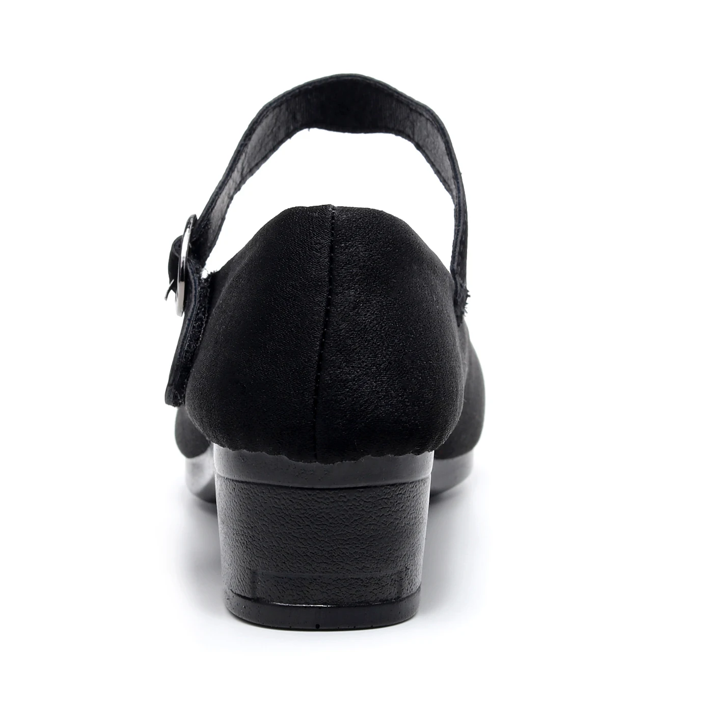 Women's Heels Shoes Women Ballet Heels Shoes Female New Work Office Black Heels Shoes Women Sweet Loafers Fashion Lace Velcro