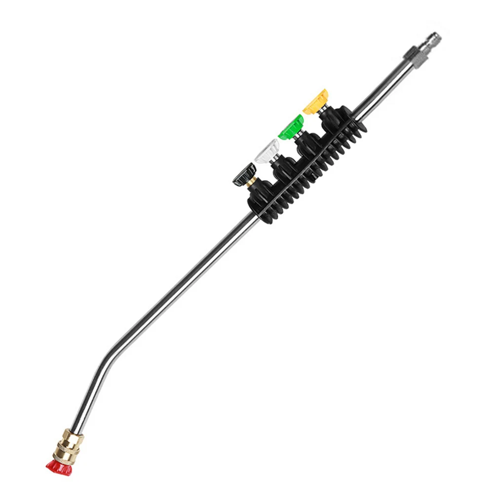 

38/56cm Pressure Washer Wand 2600PSI Pressure Washer Lance Extension Nozzles 1/4 Inch Quick Connect Spray Gun Wand Lance