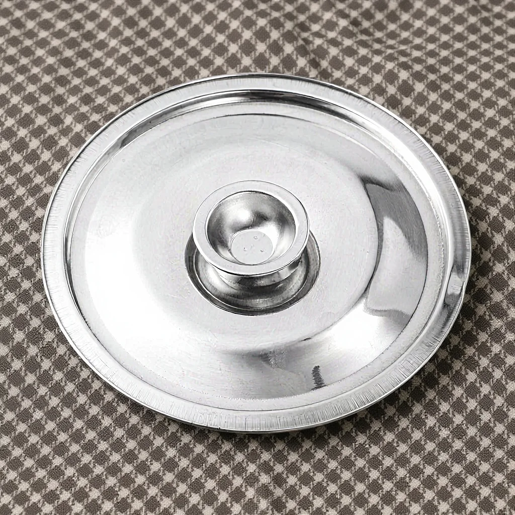 

1pc 16Cm Stainless Steel Oil Can Cover Explosion-Proof Moisture-Proof Seasoning Pot Lid Easy Clean Kitchen Gadget For Tiny