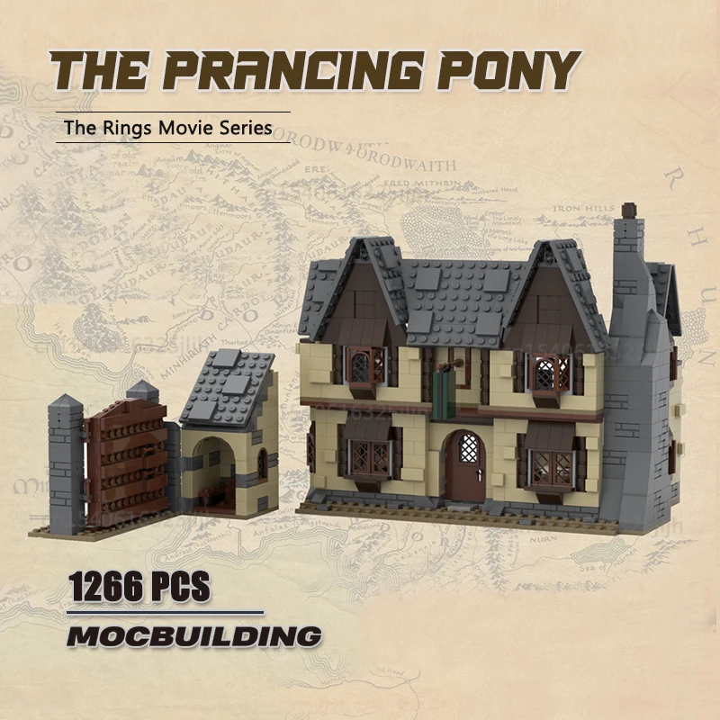 

Rings Movie The Pony Moc Building Blocks Prancing Technology Bricks DIY Assembly Sets Collection Model Toys Children Xmas Gifts