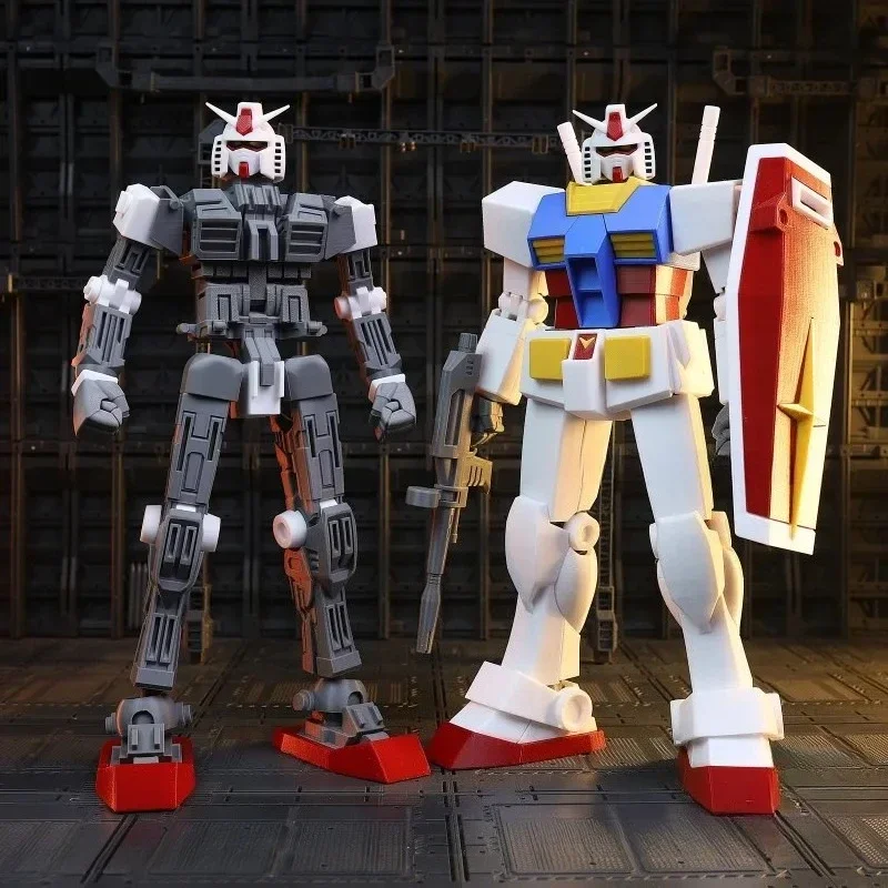 

Робот RX-78 Многосуставная сверхдвижная сборка с 3D-печатью Готовая модель игрушки