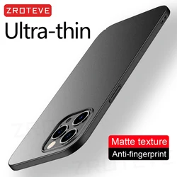 For iPhone 16 15 14 13 12 11 Pro Max ZROTEVE Luxury Slim Matte Hard PC Cover For iPhone16 Plus iPhone12 Mini SE 2022 Phone Cases