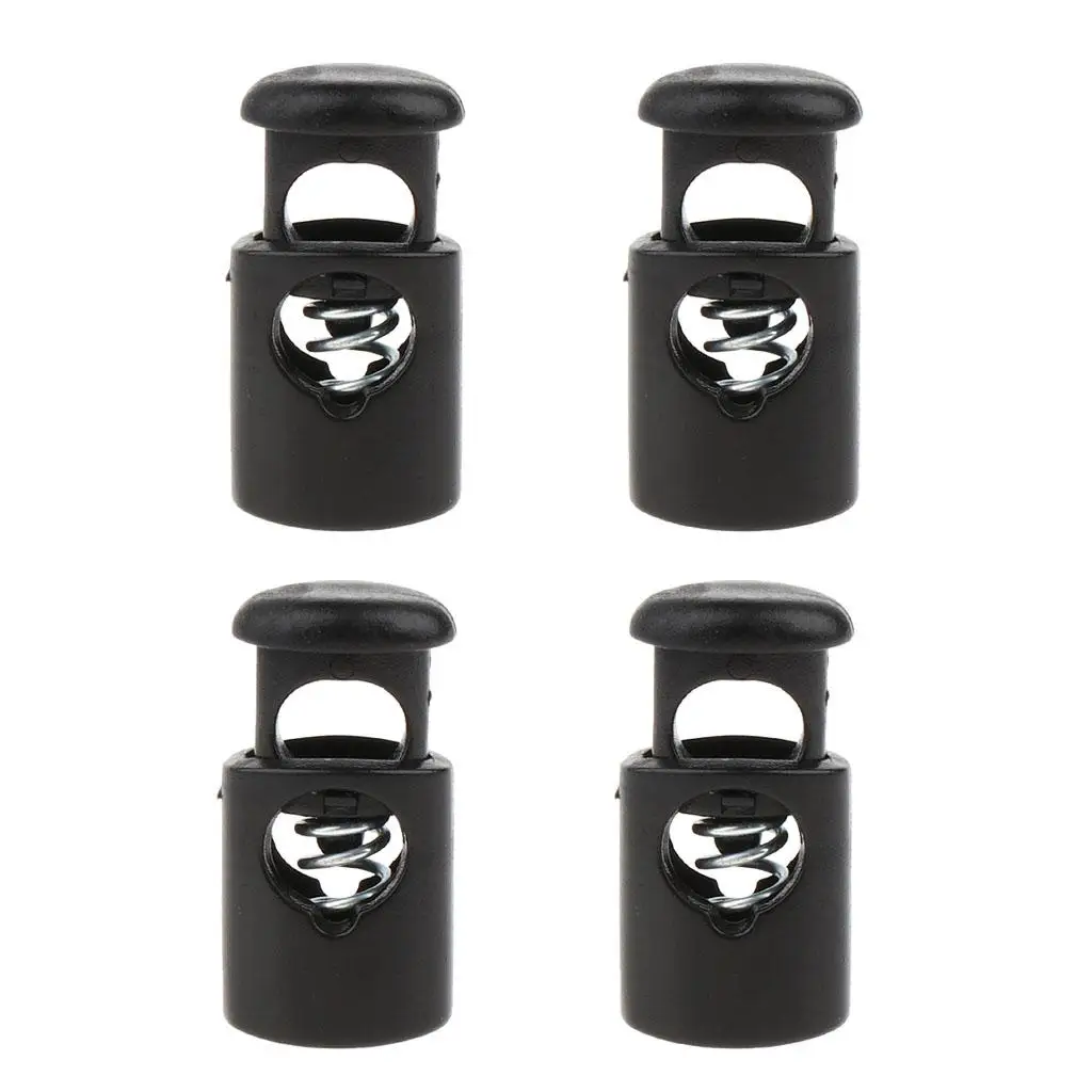 4pcs Heavy Duty Plastic Toggle Stop Slider for , Accessory Cordage