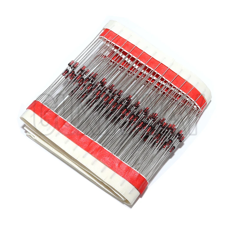 100/200 قطعة التبديل السريع شوتكي ديود 1N4148 1N5817 1N5819 1N4007 1N5399 الثنائيات المعدل عدة DO-41 / DO-35 / DO-15