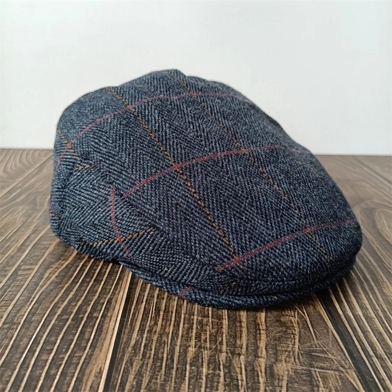 หมวกแก๊ปทรงบอสตันลายสก็อต - รุ่น Wool Slainte Patchwork Edition - Derby Tweed Single Panel Newsboy Cap สำหรับผู้ชาย - Patchwork ขนาด 50-60 ซม.
