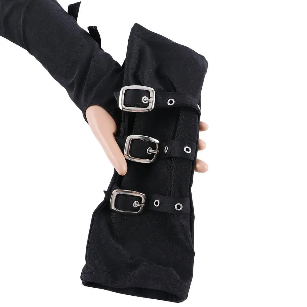 Unieke Sexy Coole Herenmode-Accessoires Cosplay Streetwear Buitenshuis Arm Cover Halfvingerhandschoenen Punk Polsbandje Klinknagel