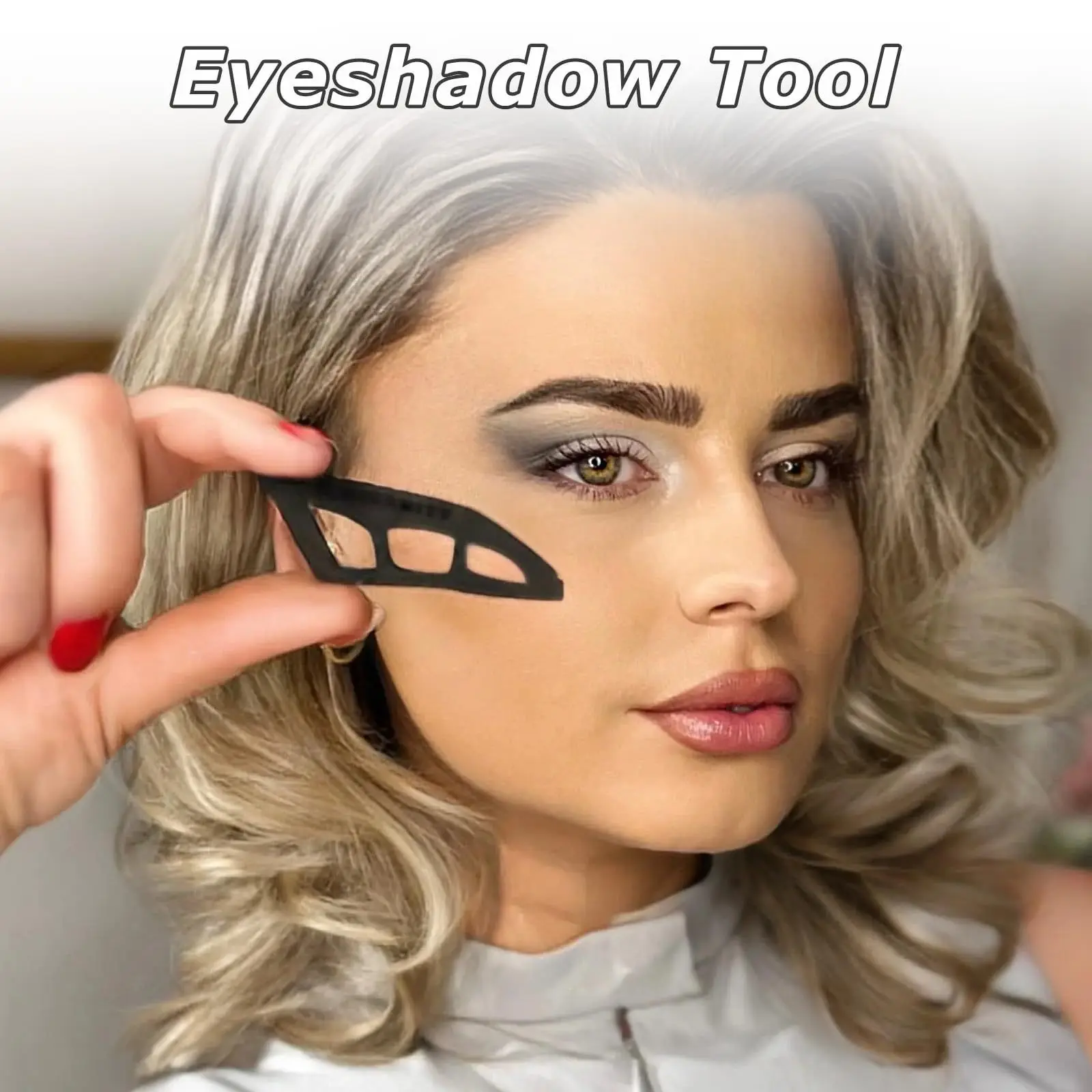 Herramienta de maquillaje rápido: juego de herramientas auxiliares para sombra de ojos, herramientas para sombra de ojos, plantillas de maquillaje rápidas, moldes para sombras de ojos