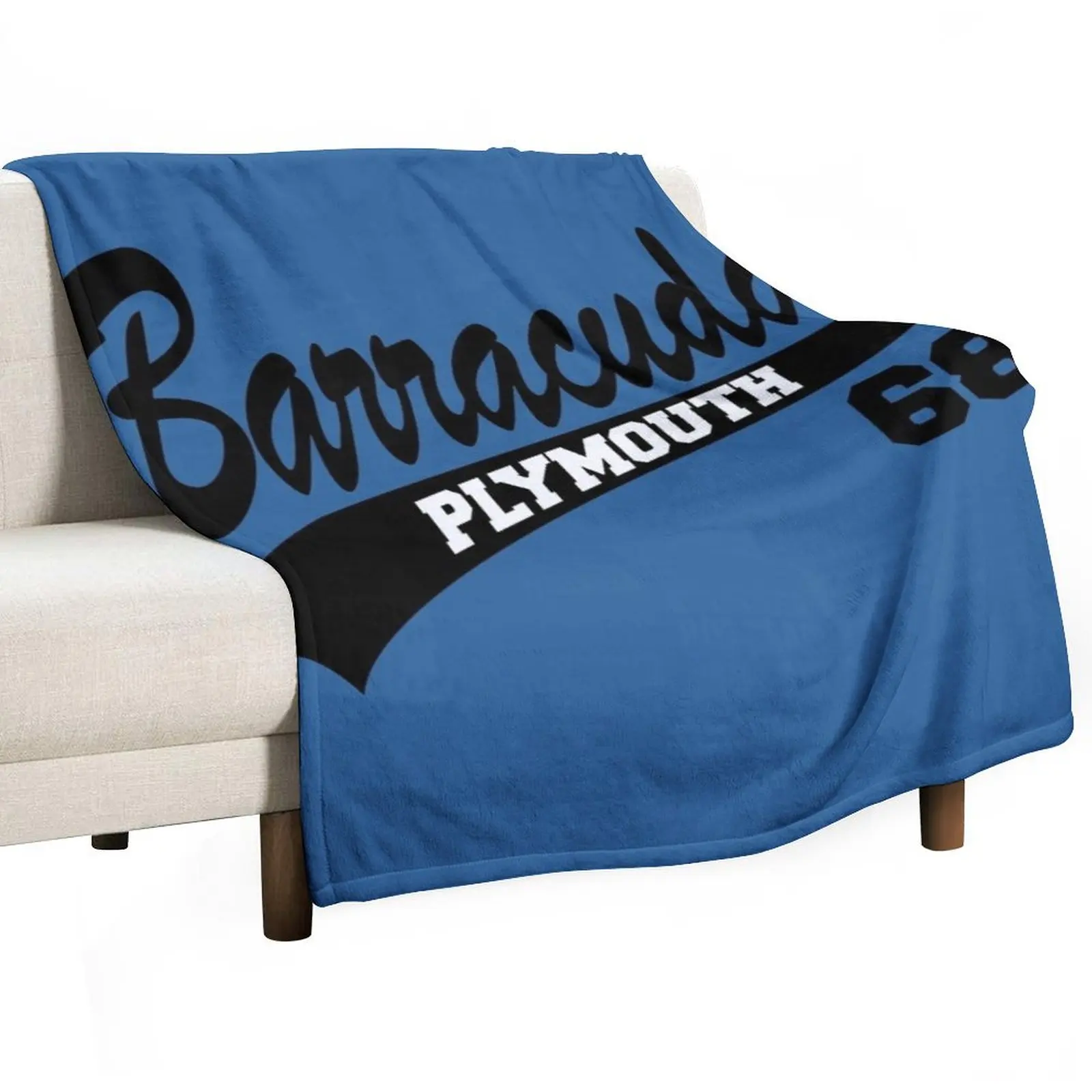 

68 Plymouth Barracuda Throw Blanket Cute Plaid Flannels Thermals For Travel Luxury Blankets