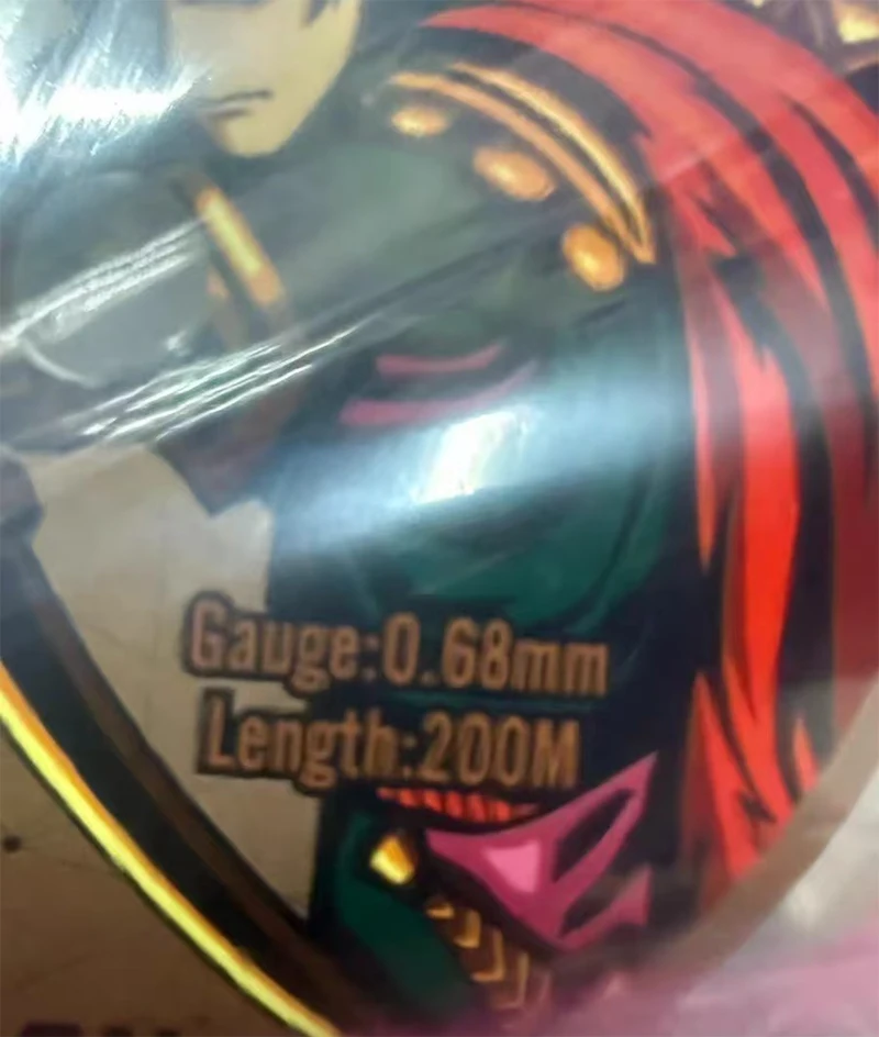 TANN SS PRO 200 متر/قياس 0.68 مللي متر تحكم من ألياف النايلون عالية الارض/مرونة عالية/سلسلة كرة الريشة الاحترافية القوية