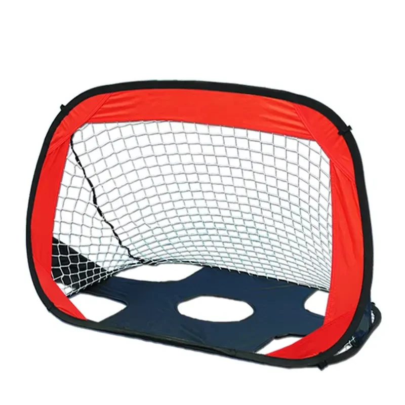 Portable 2-in-1 Training Equipment Kids' Home Gym Outdoor Sports Gear Pop-up Football Goals and Mini Gate Soccer Net