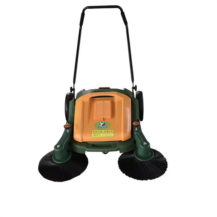 Hand Push Floor Cleaning Street Sweeper Electric Floor Dust Cleaner Manual Road Sweeper