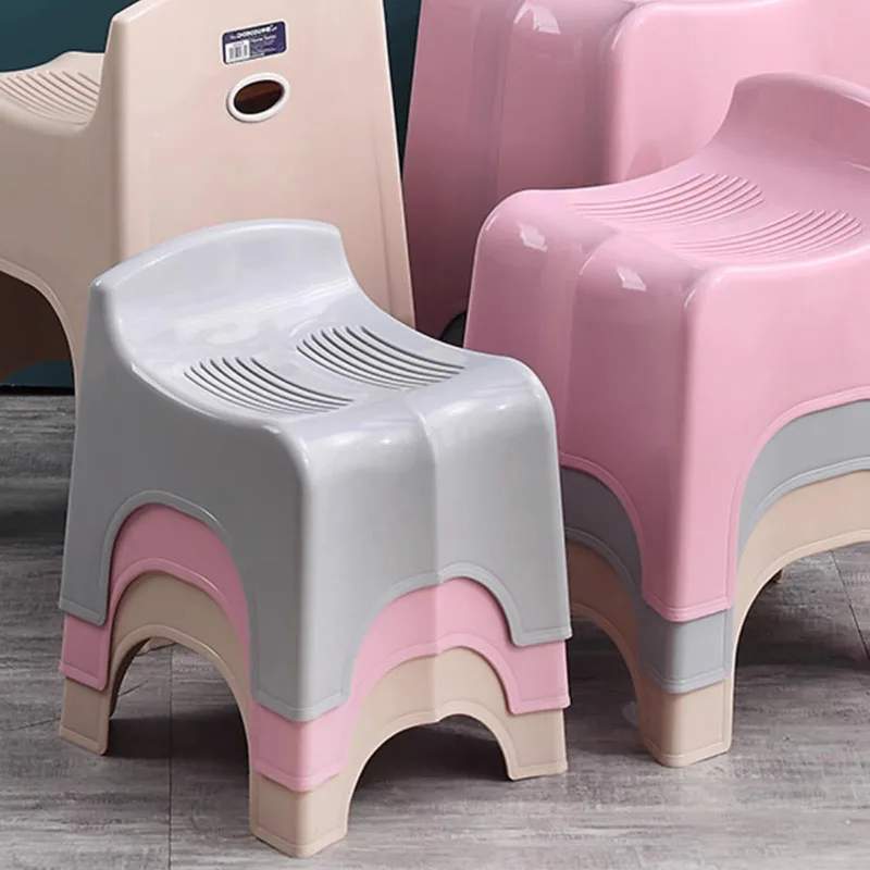 Bathtub Chair Storage Bath Toilet Stool Bathroom Plastic Things Portable Beach Bedroom Mobile Benches Sgabello Sit Small Design