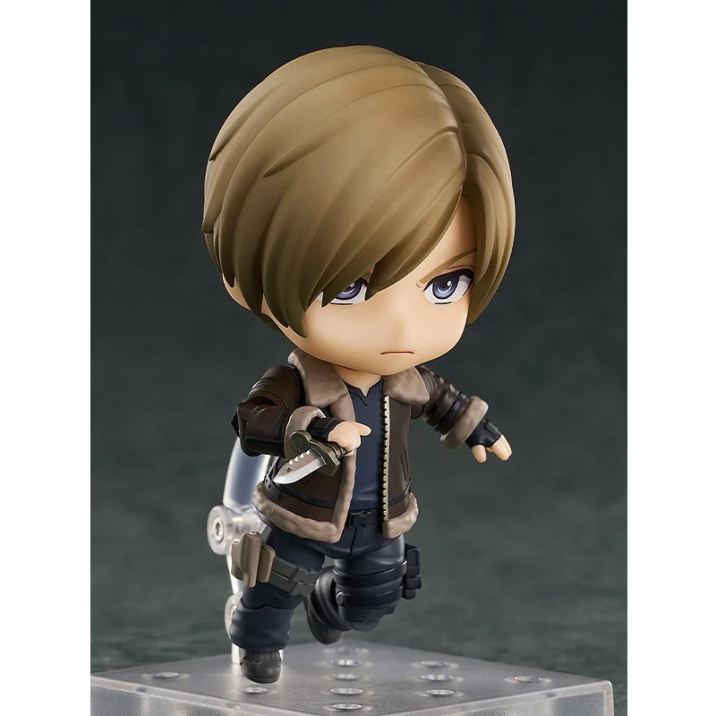 Leon Scott Kennedy Figur 10 cm Q Version Niedliche PVC Actionfigur Amine Geburtstagsgeschenk Sammlerfigur Aixlan # 2337