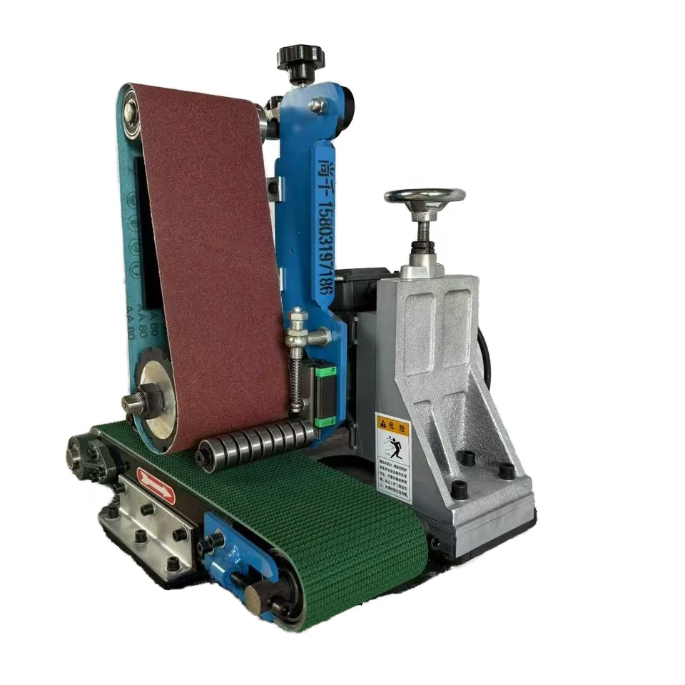 

150mm Fully Automatic Dual-Head Small Flat Plate Polishing Machine Engine Gearbox Stainless Steel Wire Drawing Metal Rust Burr