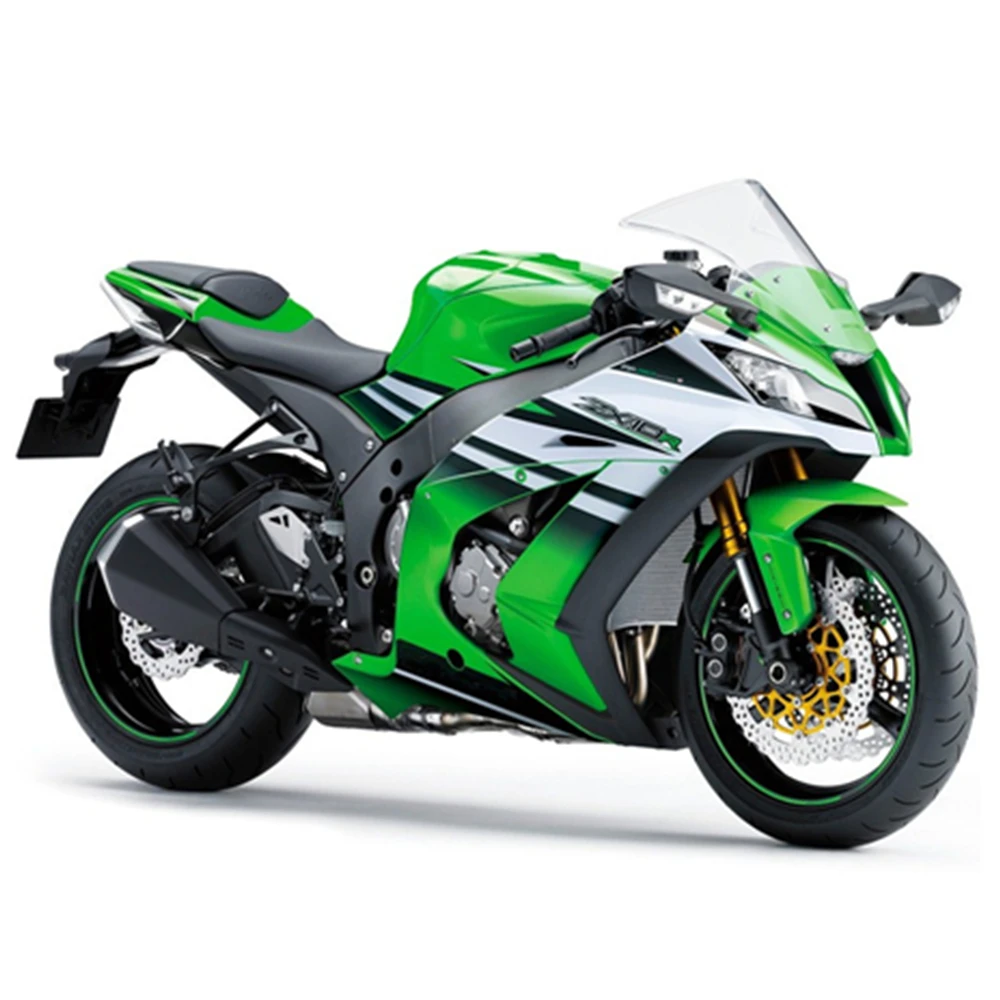 For Kawasaki Ninja ZX10R ZX 10R 2015 Green Fairing Full Stickers Quality Motorcycle Whole Vehicle Racing Decorative Protector