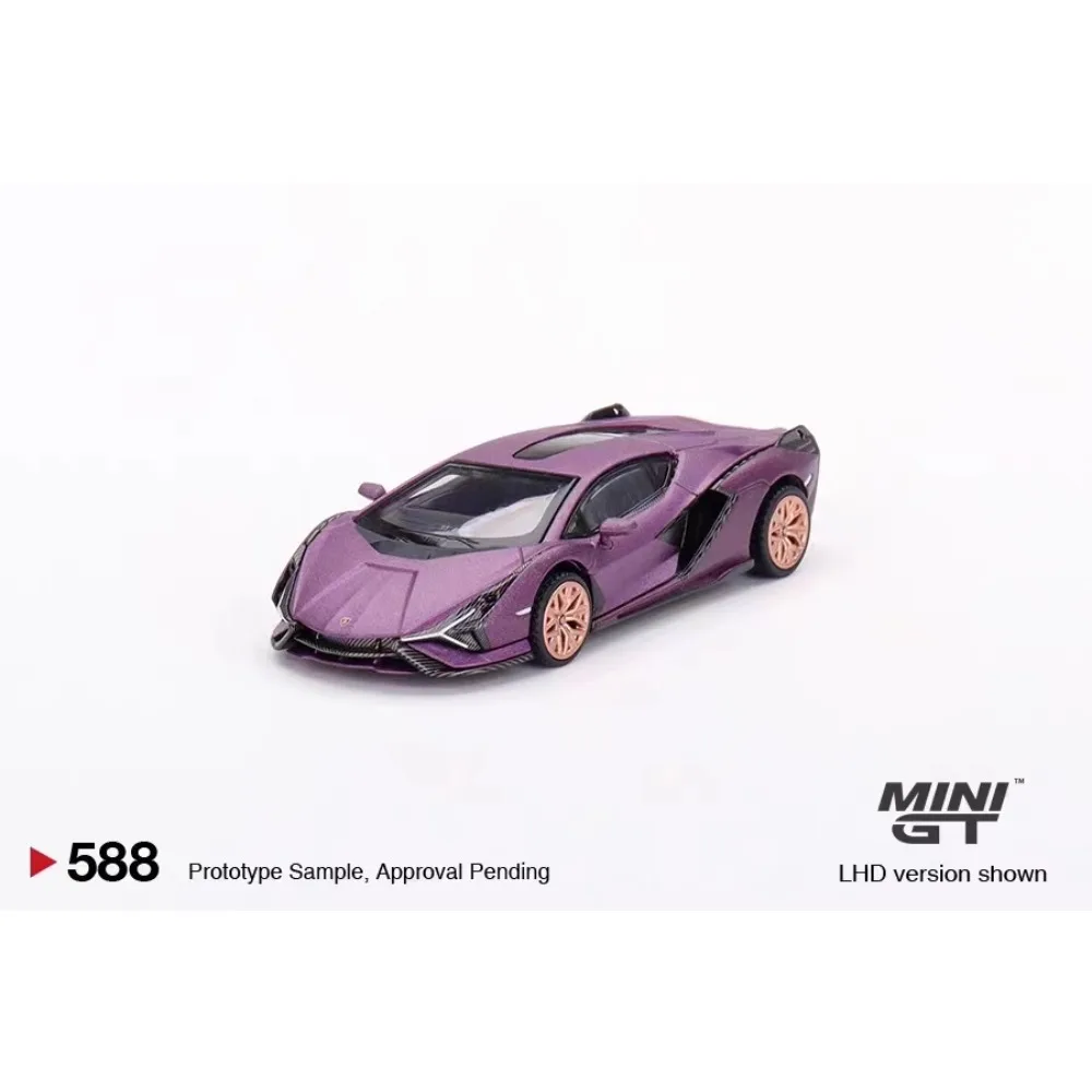 

МИНИГТ588 # Lamborghini Sian FKP 37 Фиолетовый, Гонконгская ограниченная модель из сплава 1:64