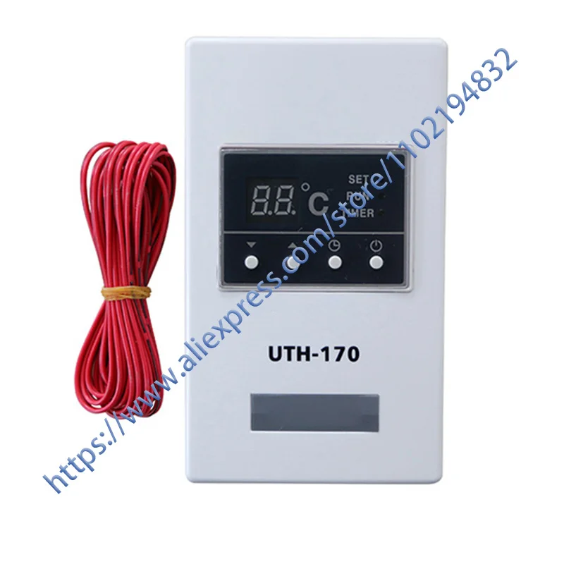 

Uth-170 Digital Display High-Power Electric Heating Film Electric Heating Plate Switch Thermostat