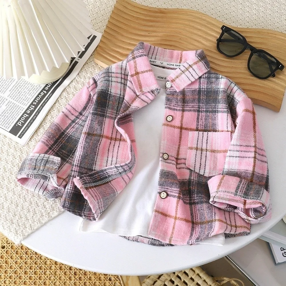 Long Sleeve Long Sleeve Shirt Contrast Color Lapel Collar Button Down Jacket Vintage Style Button Down Casual Jacket Top