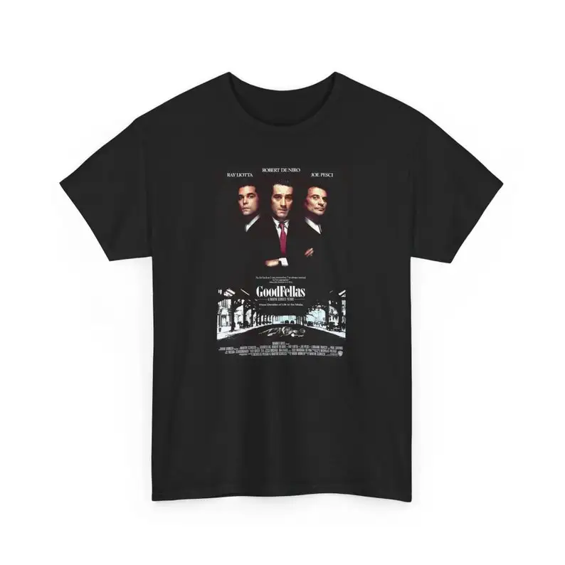 Good Fellas Poster T-shirt Casual O-Neck Short Sleeve Men's Tees Regular Fit Men Women T Shirt