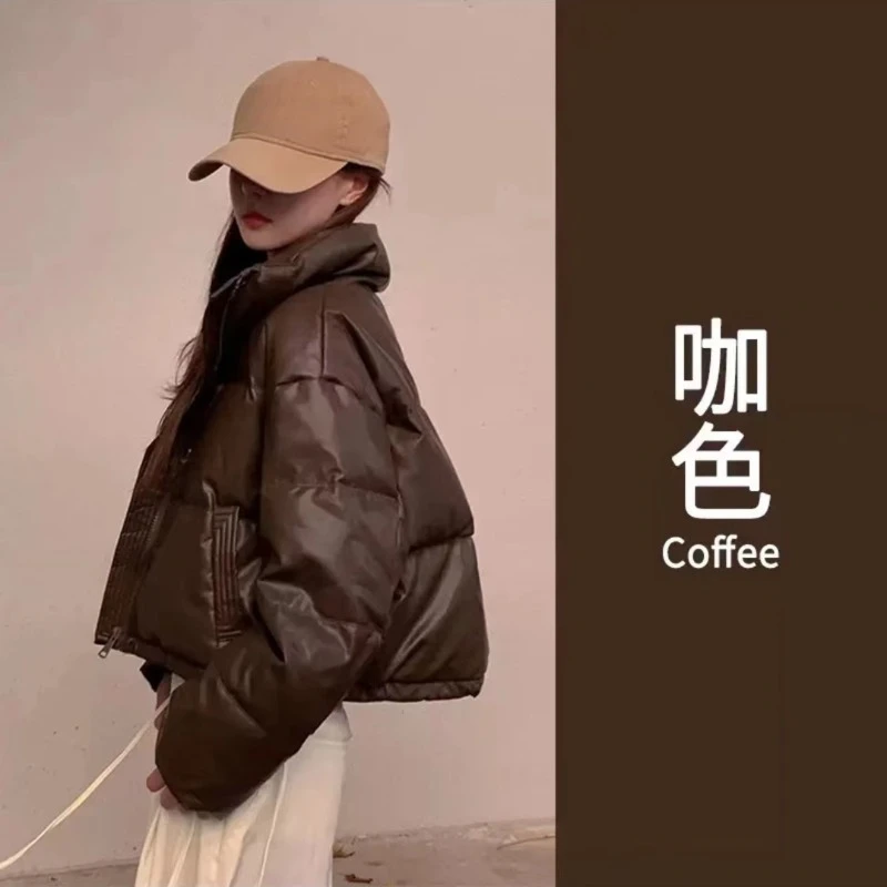 洗い流さない綿服 レディース ショート丈 2025年冬新作 厚手 快適 パン服 気質 通勤 ファッション ジャケット