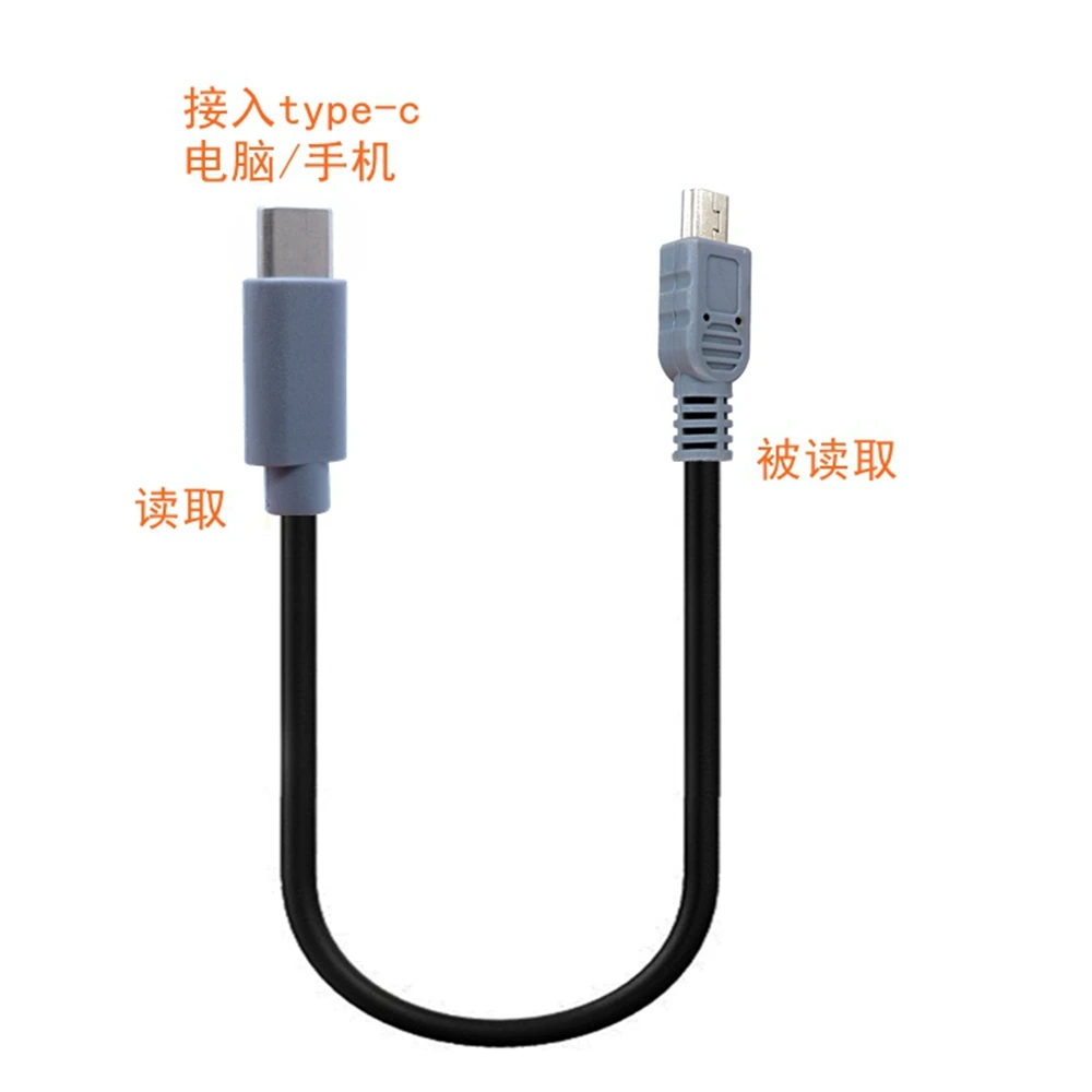 สายแปลง USB Type C 3.1 ตัวผู้ เป็น Mini Micro USB 5 พิน แบบ B สำหรับเชื่อมต่อ OTG รองรับการถ่ายโอนข้อมูล สำหรับโทรศัพท์มือถือและ Macbook ความยาว 0.25 เมตร-1 เมตร จำนวน 1 ชิ้น