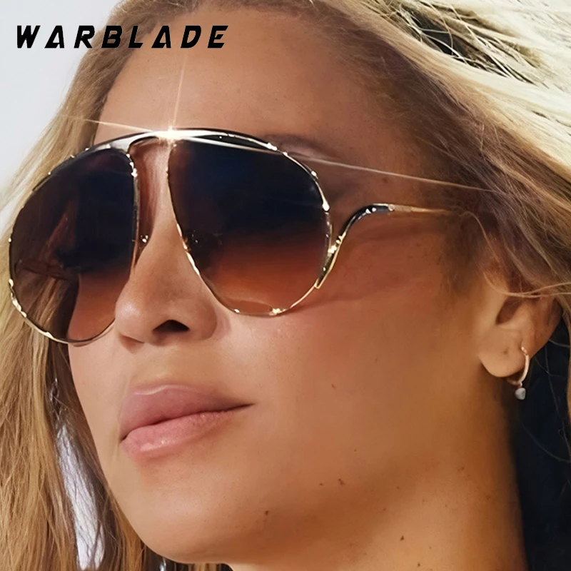 

2025 Trend Punk Oversized Metal Oval Frame Luxury Women's Sunglasses Fashion Designer Men Sunglass Outdoor Driving Shades UV400