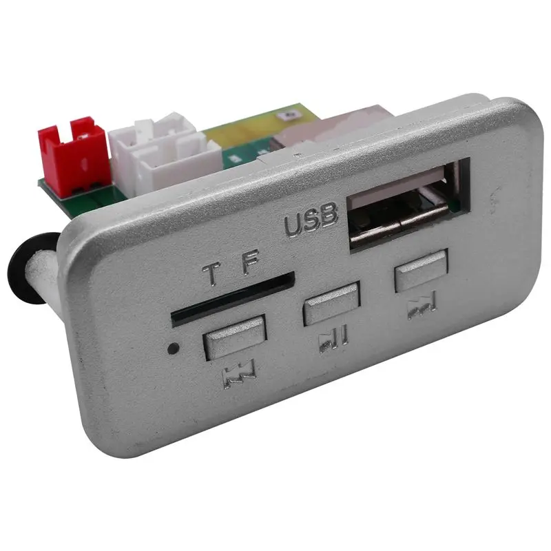 A60E-3X Bluetooth 5.0 Amplifier V5.0 Music Player DIY Wireless Mini MP3 Player Module 12V Car FM Radio Module