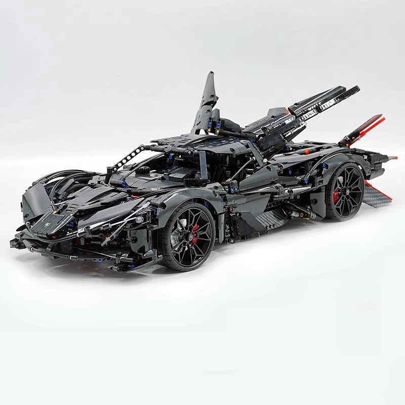 New MOC 43100B Black High-Tech Super Sports Car Model Buidling Blocks Bricks Educational Puzzle DIY Toys Christmas Gift For Kids