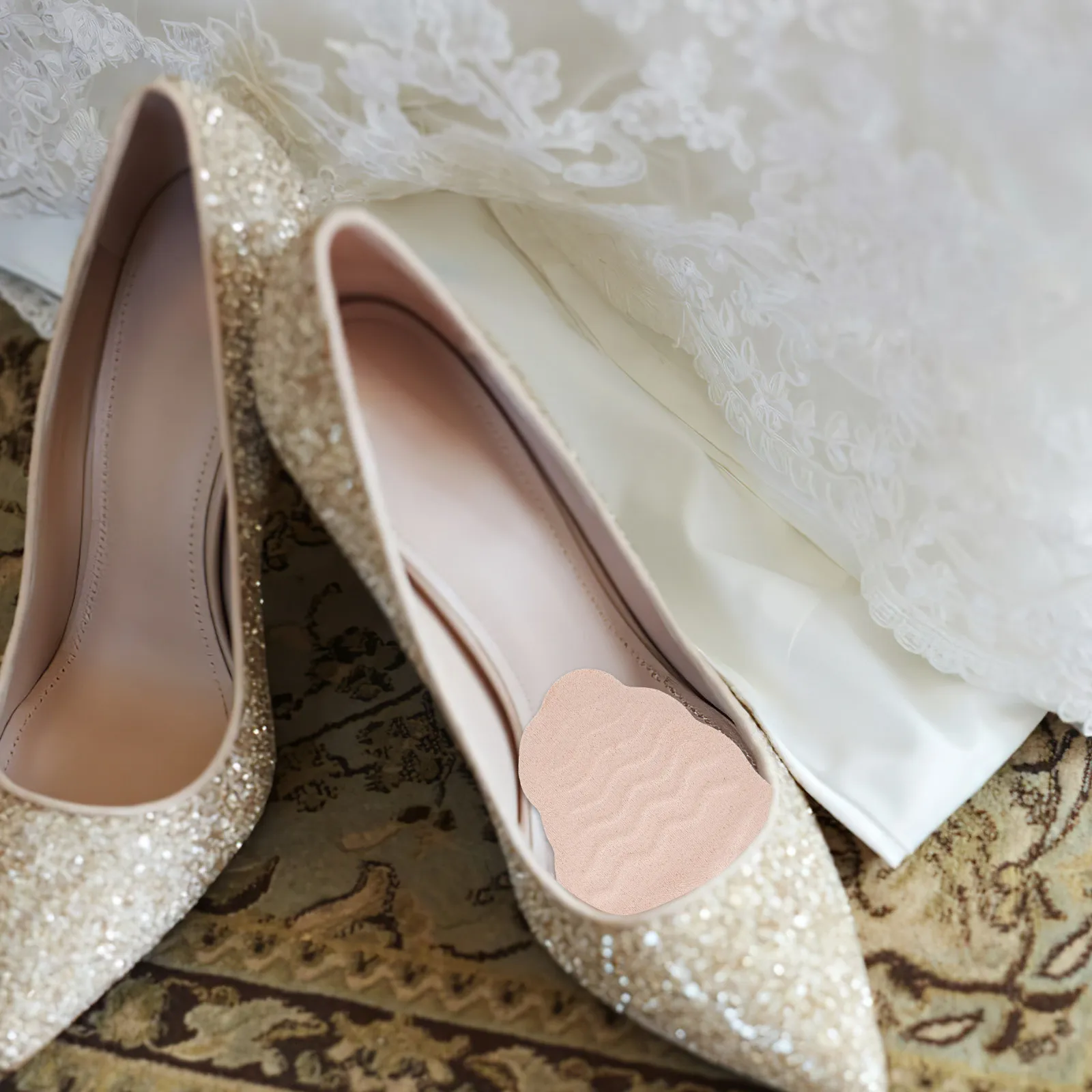 

4 пары гелевых подушечек для передней части стопы на высоком каблуке, женские, противоскользящие, дышащие, комфортные, вкладыши для обуви