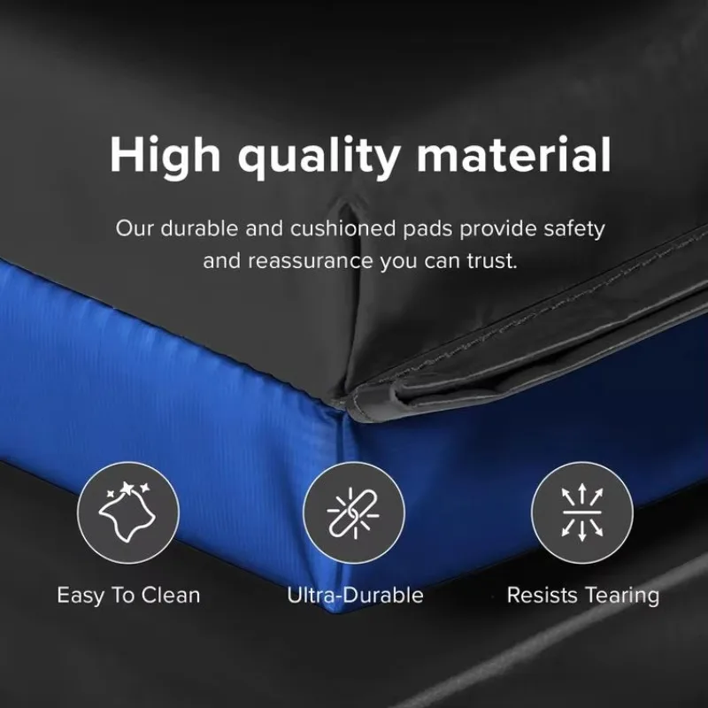 Discount Folding Gymnastics Mats New Pvc Material Exercise Mat High Quality Sponge Filling Training Mat for Home Fitness Dance