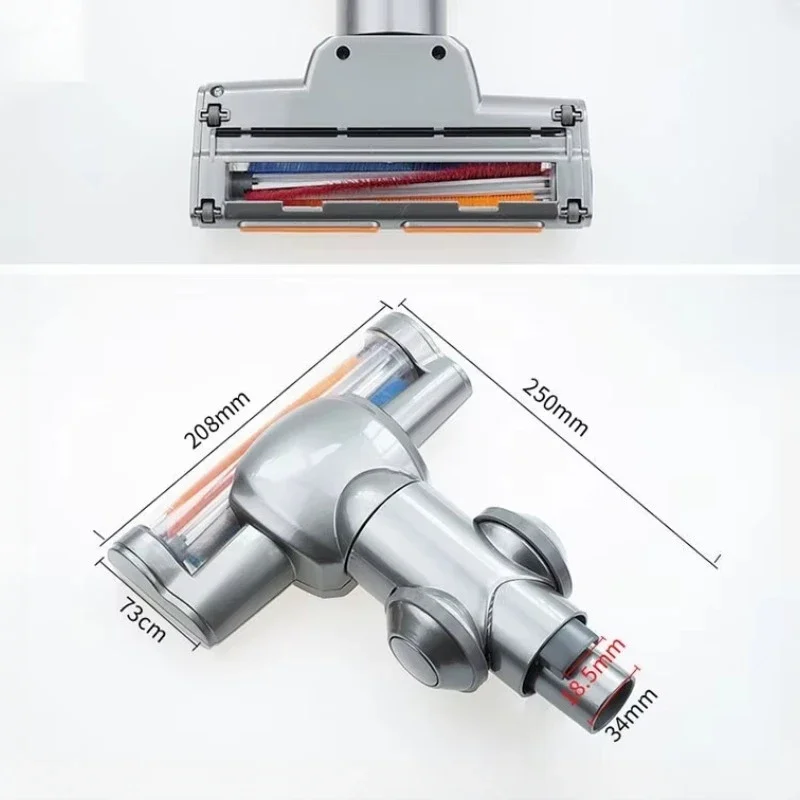 فرشاة دوارة للمكنسة الكهربائية، مرفق أداة أرضية آلية لـ DC44/45، متوافق مع دايسون V6/V7/V8، بديل