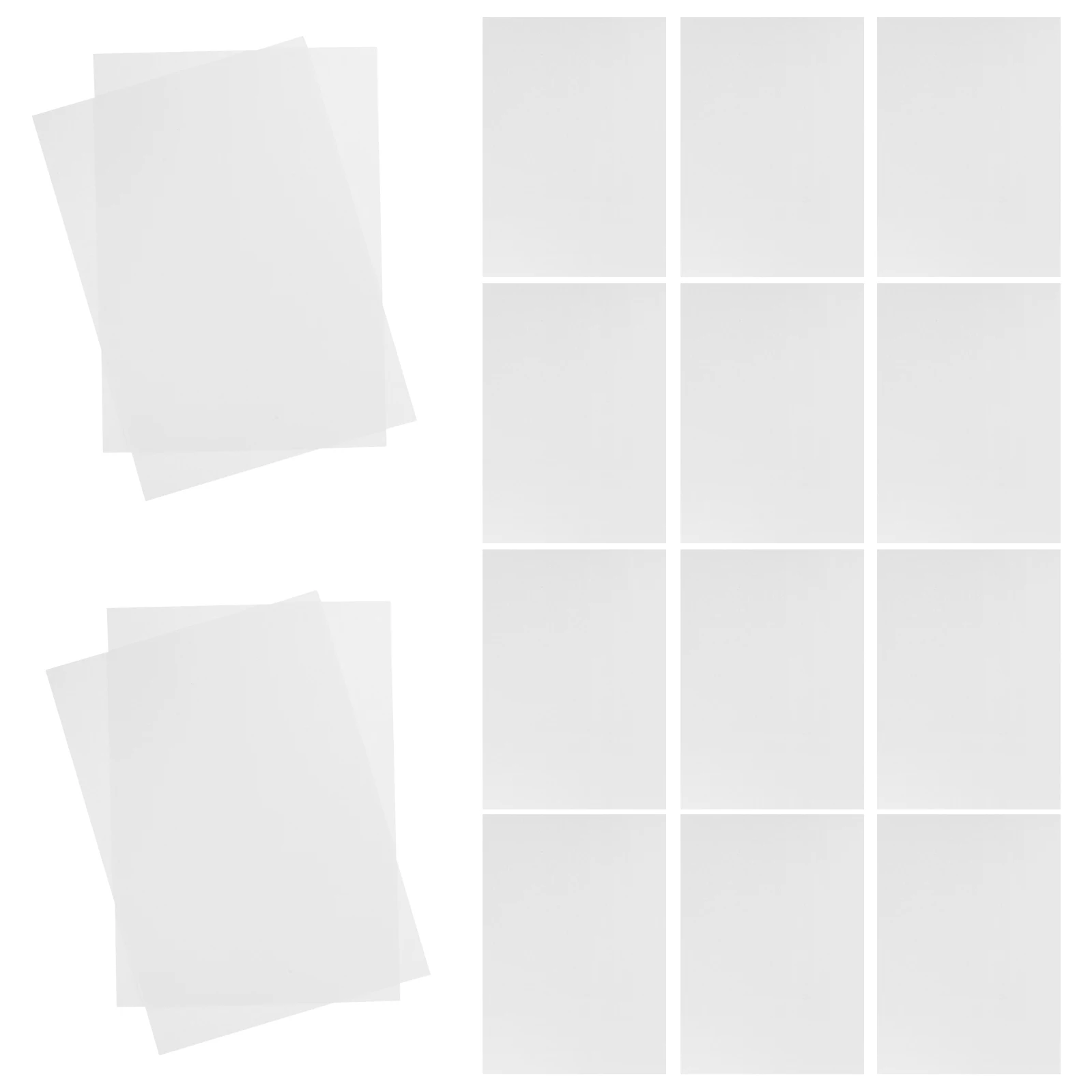 5pcs 50 Sheets Painting Paper Kids Big White Craft Marbling Drawing Crafts Paper Sheet Tracing Graffiti Sheets