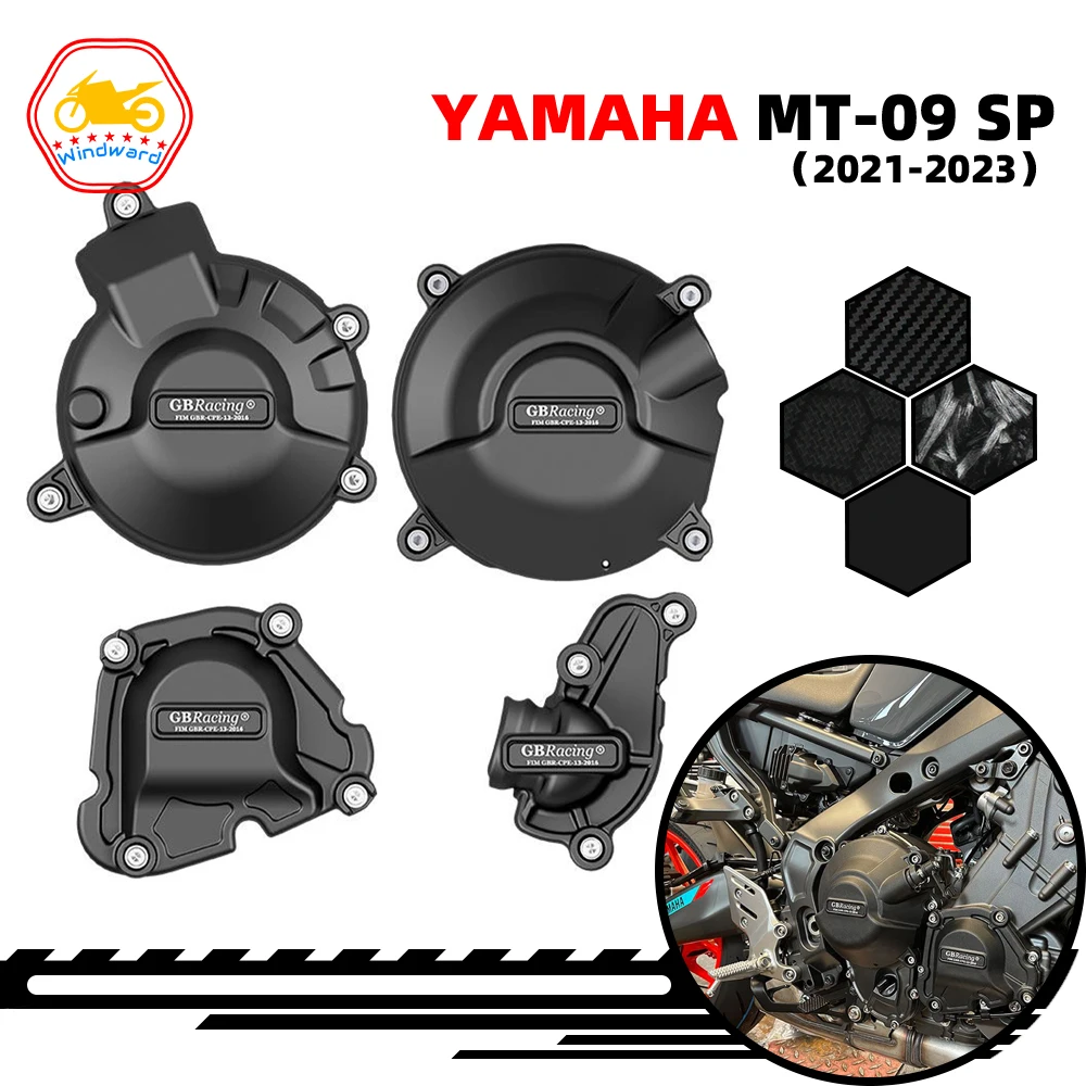 

For YAMAHA MT09 MT-09 SP FZ-09 Tracer & Scrambler 2021-2023 XSR900 2022-23 Motocrosss Engine Cover Guard Protection for GBRacing