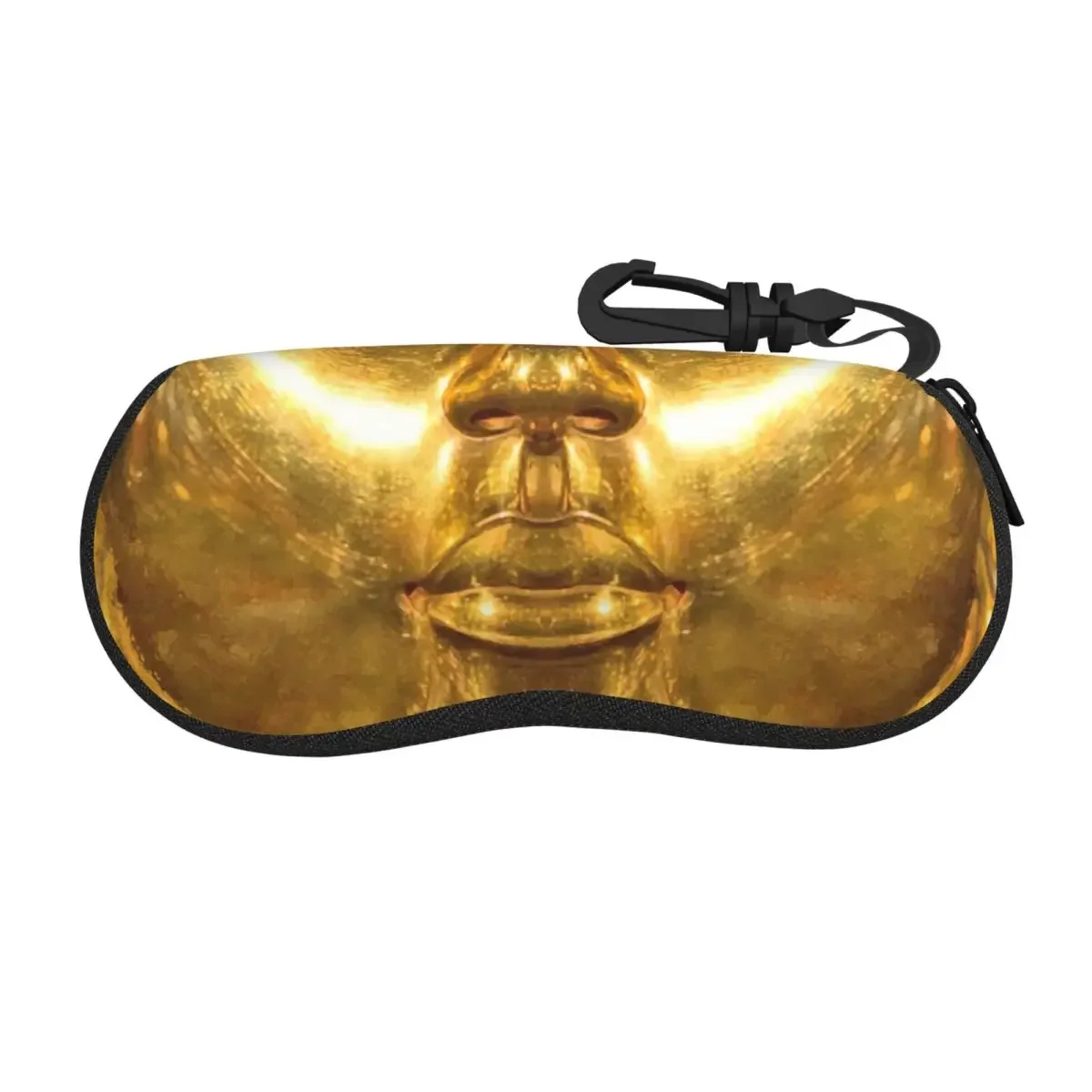 Custom King Tut Golden Eyeglass Glasses Case Men Women Soft Ancient Egypt Pharaoh Tutankhamun Sunglasses Protective Box