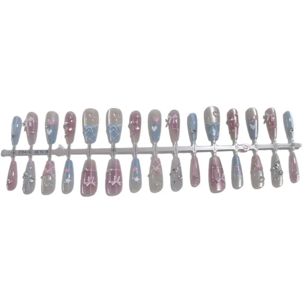 Faux ongles de manucure à la mode, armure faite à la main et pointes détachables, outil d'art de décoration