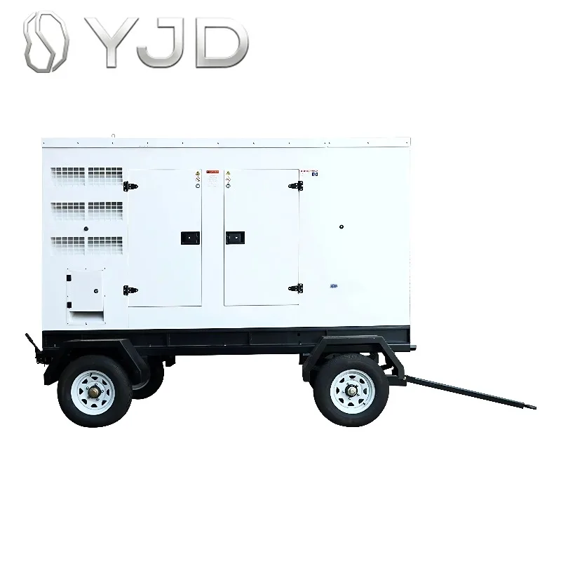 30kw Trailer Generator 50kw 80kw 100kw Silent diesel Generator with Automatic Start and Remote Control