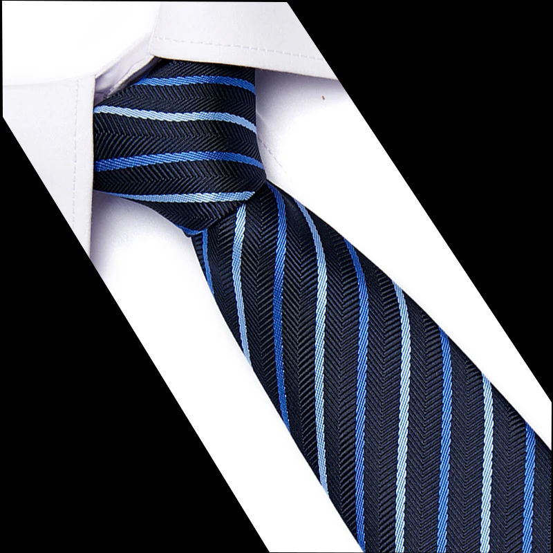 Wholesale Fashion Luxury 7.5 cm Tie For Man Blue Purple Striped Plaid Business Necktie Suit Accessories Cravat Fit Wedding Party