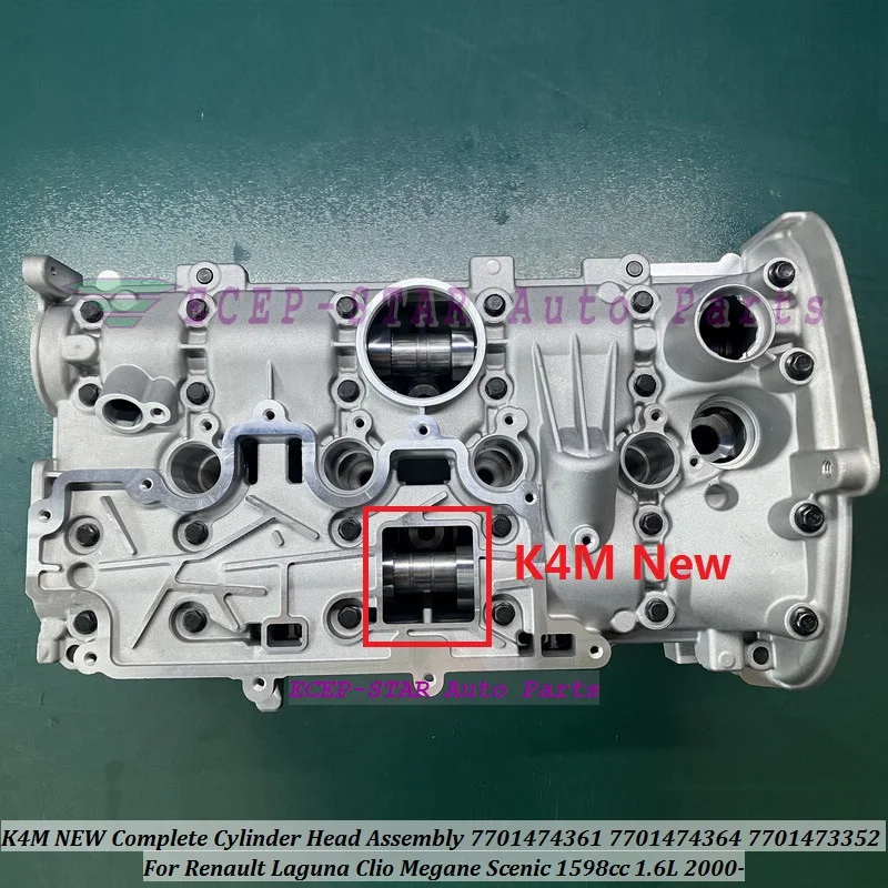 

K4M NEW Complete Cylinder Head Assembly For Renault Laguna Clio Megane Scenic 1598cc 1.6L 2000- 7701474361 7701474364 7701473352