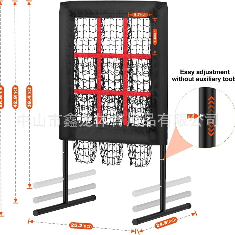 

Jiugongge baseball net portable, baseball pitching practice net, good area pitching net
