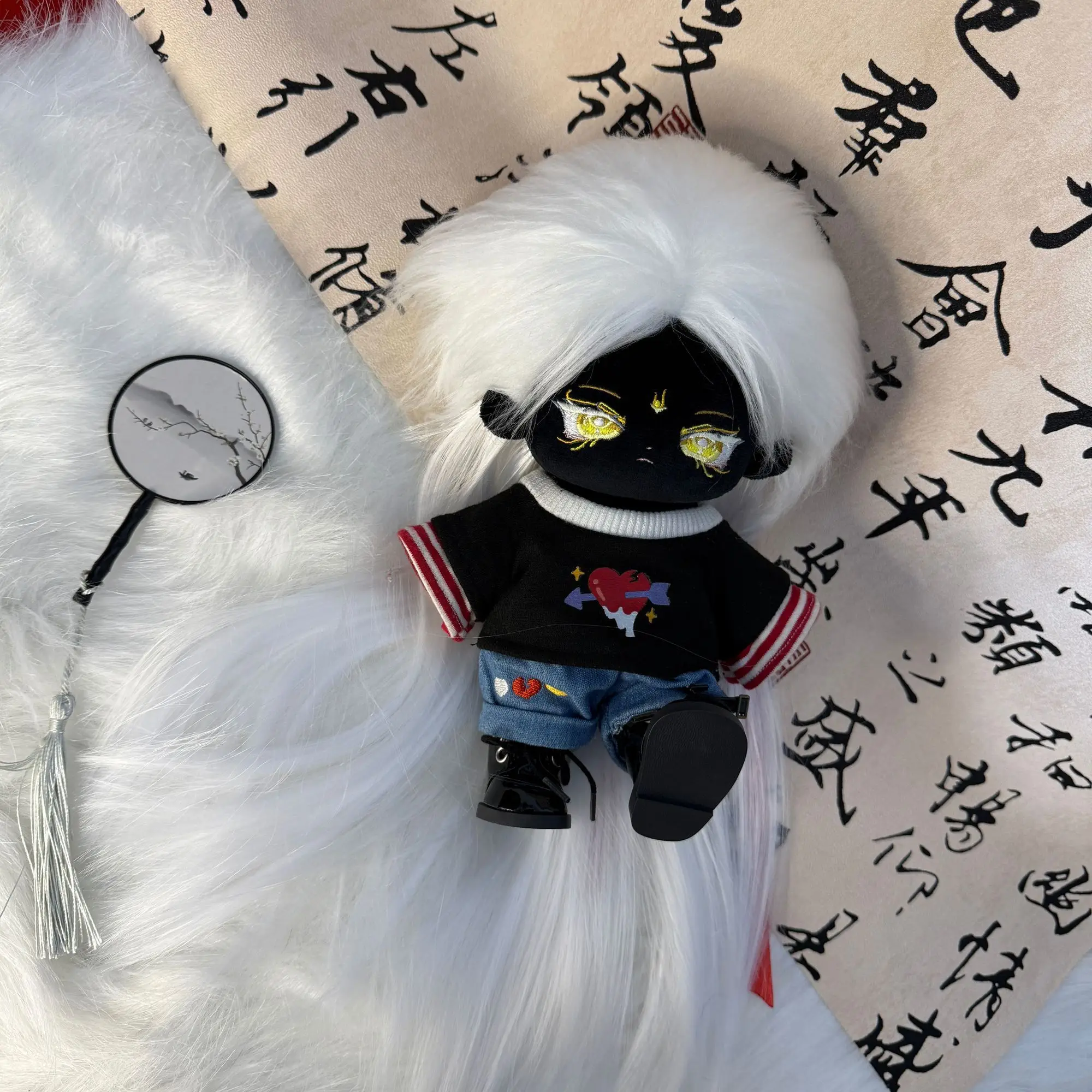 20cm cotton doll, birthday gift for girls, plush toy, cute doll doll, Single Night series doll view 2