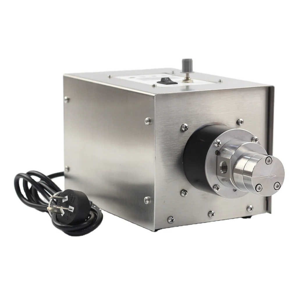 

Magnetic drive stainless steel micro chemical pump unit with a digital display panel