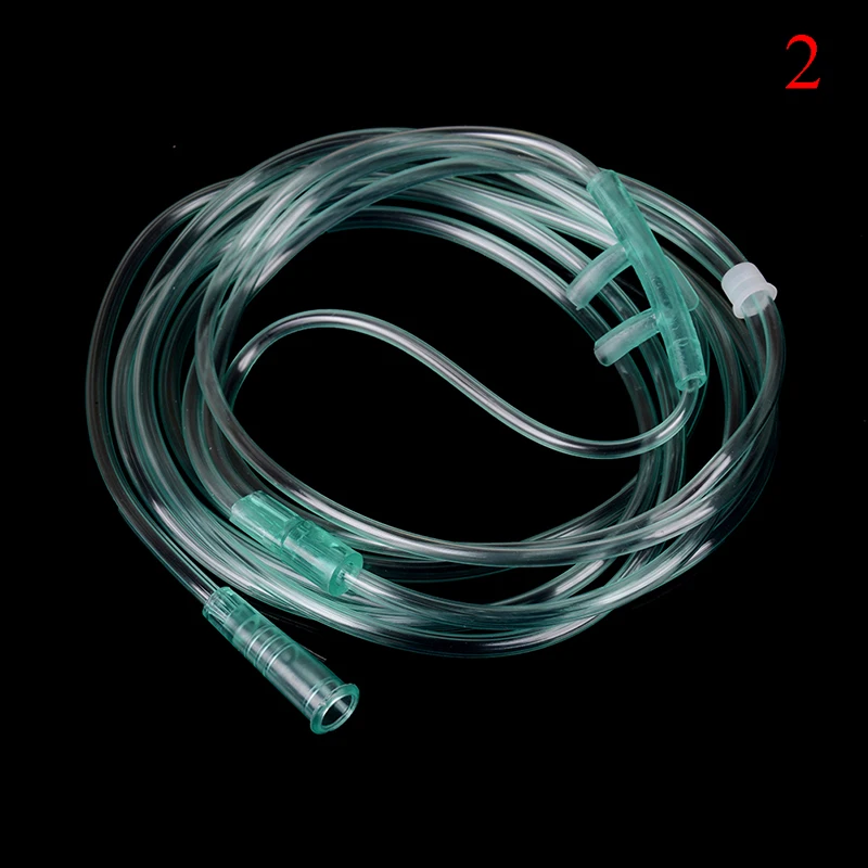 1 Pc Disposable Oxygen Tube Double Nasal Oxygen Tube Independent Packing Medical Care Machine Breathing Cannula 1.5/2/3M