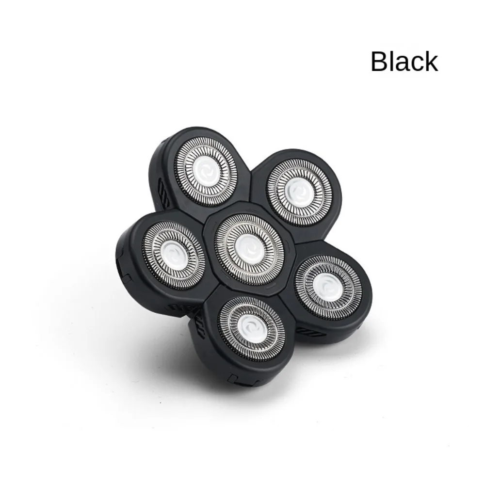 

6 Head 6 Head Shaver Replacement Blades Replacement Heads Electric Shaver Head Wet and Dry Shaver Electric Razor Bald Men