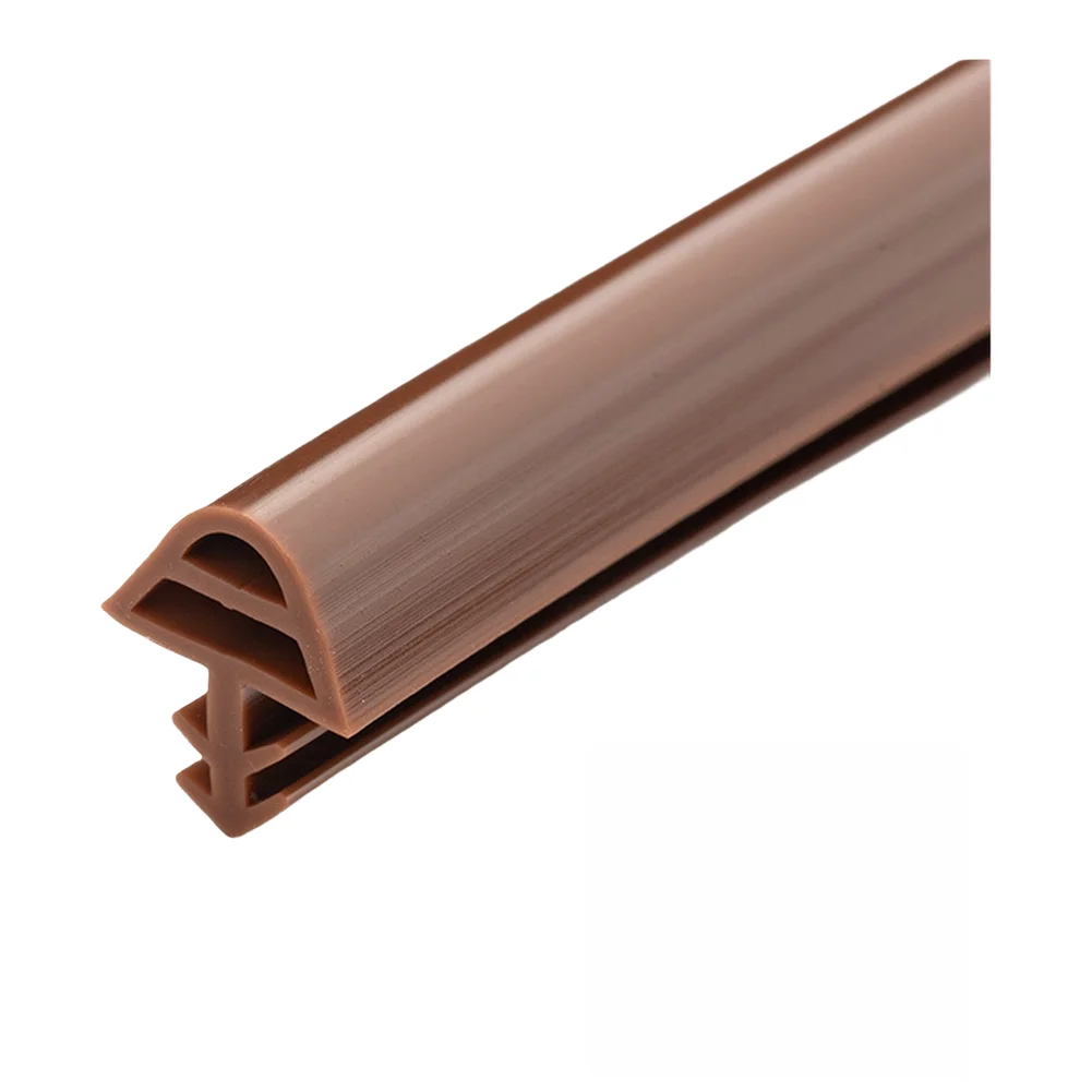 

For Home Soundproofing 5 M Door Seal Strip Silicone Seal Slot-in Installation Tool-free Setup Wear-resistant Silicone
