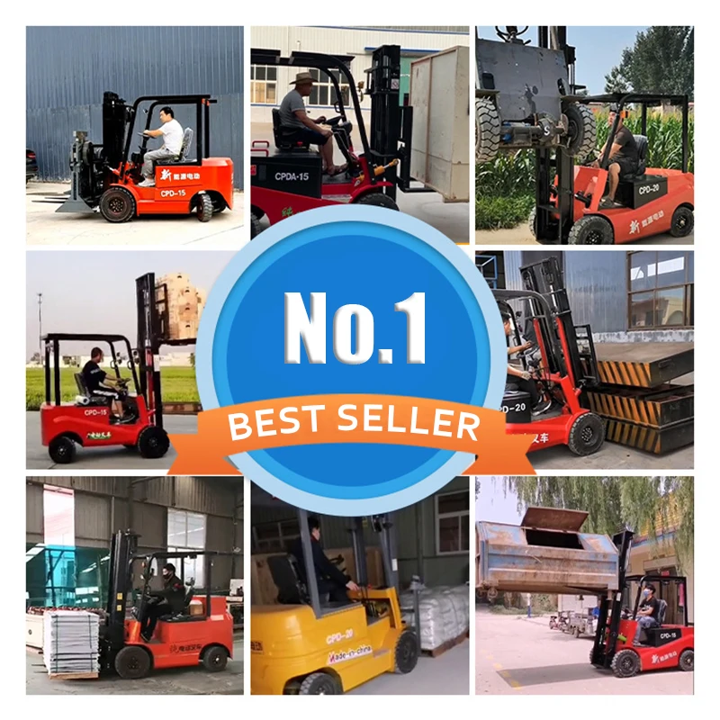 1 Ton 2 Ton Electric Forklift Truck Spare Parts Counterbalance Four Wheels Forklift for Industrial Warehouse Loading Pro