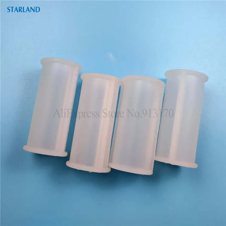 4 шт. в одном пакете, силиконовые уплотнительные трубки, эластичные уплотнительные втулки клапанов, запасные части для машин для мягкого мороженого YKF, аксессуары