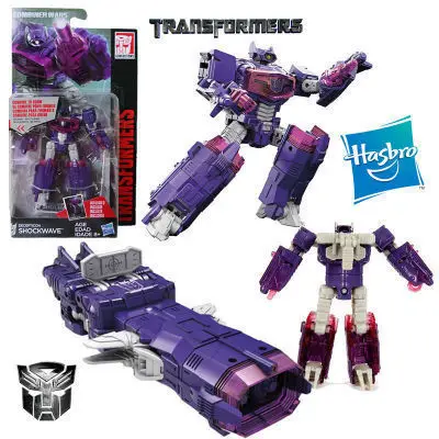 متوفر في المخزون ألعاب محولات هاسبرو IDW GW Shockwave Windcharger Titans عودة القرش نموذج روبوت عمل الشكل أنيمي الاطفال هدية